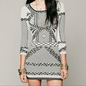 Free People NWOT Long sleeve bodycon dress